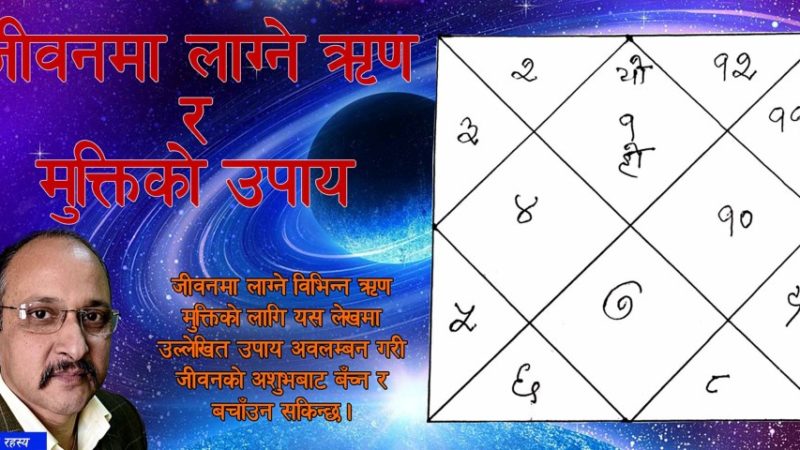 जीवनमा लाग्ने ऋण र मुक्तिको उपाय