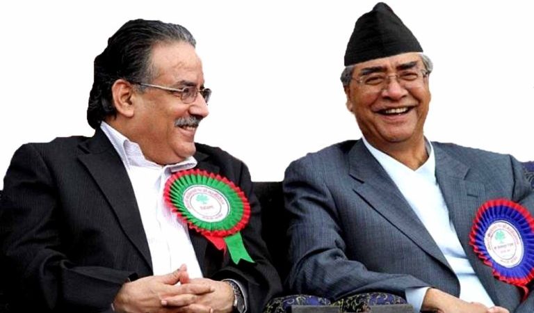 देउवा र प्रचण्डको गोप्य भेट, प्रधानमन्त्री विरुध्द सहकार्य गर्ने सहमति !