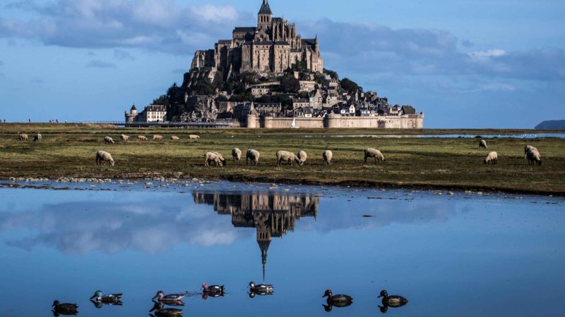 A picture taken on September 02, 2019 shows the Mont-Saint-Michel, northwestern France. Photo/RSS