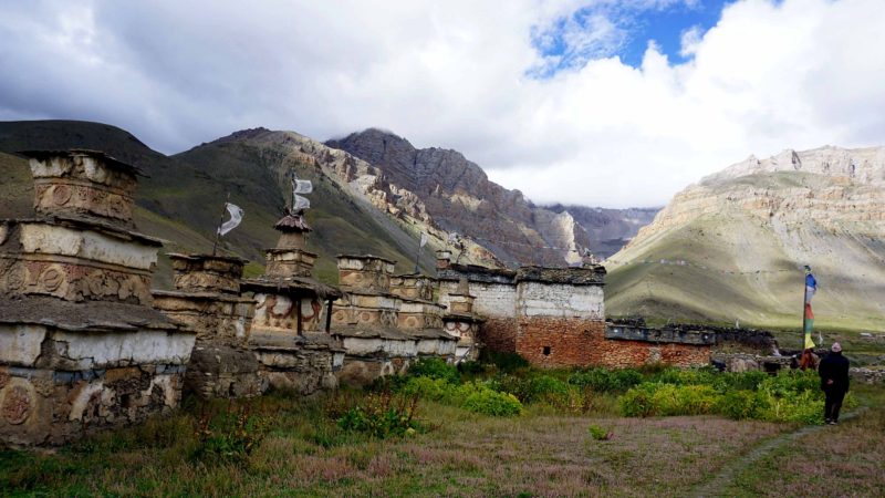 बोनगुम्बा उपल्लो डोल्पाको डोल्पोबुद्ध गाउँपालिका वडा नं १ सिफ्च्यो गाउँस्थित बोनगुम्बा । तस्बिरः ओपेन्द्र शर्मा