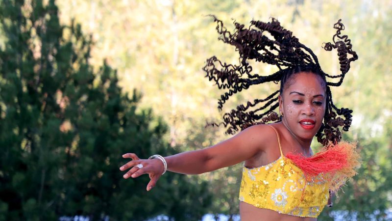 (190926) -- BEIJING, Sept. 26, 2019 (Xinhua) -- An actress performs during the "Madagascar Day" event of the Beijing International Horticultural Exhibition in Beijing, capital of China, Sept. 26, 2019. The expo held its "Madagascar Day" event on Thursday. Xinhua/RSS.