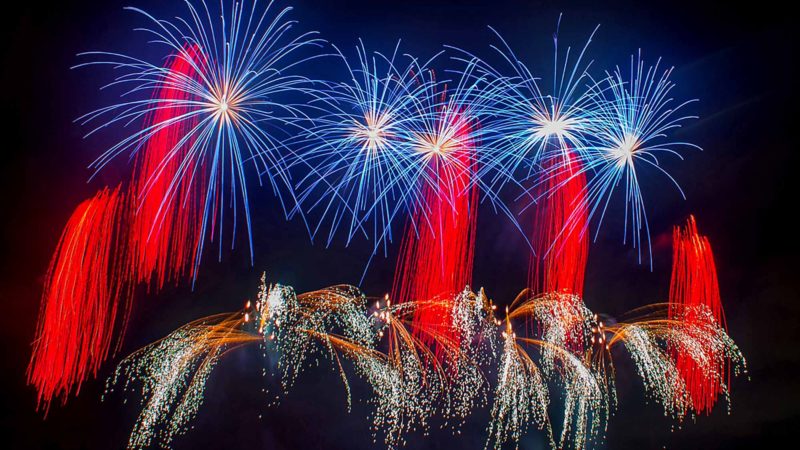  VILNIUS-- Fireworks are seen during an international fireworks show in Vilnius, Lithuania, Sept. 21, 2019. Teams from the United States, Portugal, the Czech Republic and Lithuania took part in the show. Xinhua/RSS.