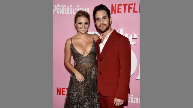 Actors Julia Schlaepfer, left, and Ben Platt pose together at the premiere of Netflix's "The Politician" at the DGA New York Theater on Thursday, Sept. 26, 2019, in New York. AP/RSS