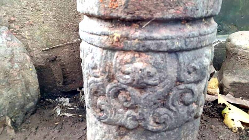 पाँचखालमा प्राचीन स्तम्भ भेटियो