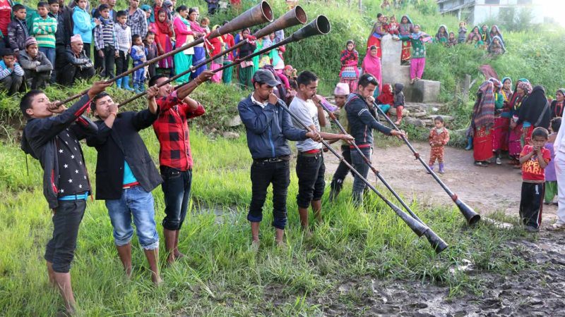 खेस्माल्नी भगवतीको पुजा आराधना