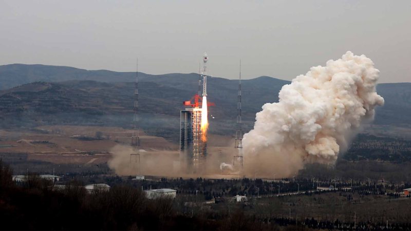 TAIYUAN -- An earth observation satellite, Gaofen-12, is launched aboard a Long March-4C rocket from the Taiyuan Satellite Launch Center in Taiyuan, capital of north China's Shanxi Province, Nov. 28, 2019. Xinhua/RSS.