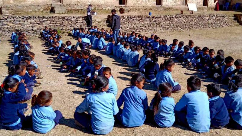 दिवा खाजाले विद्यार्थीको सङ्ख्यामा वृद्धि