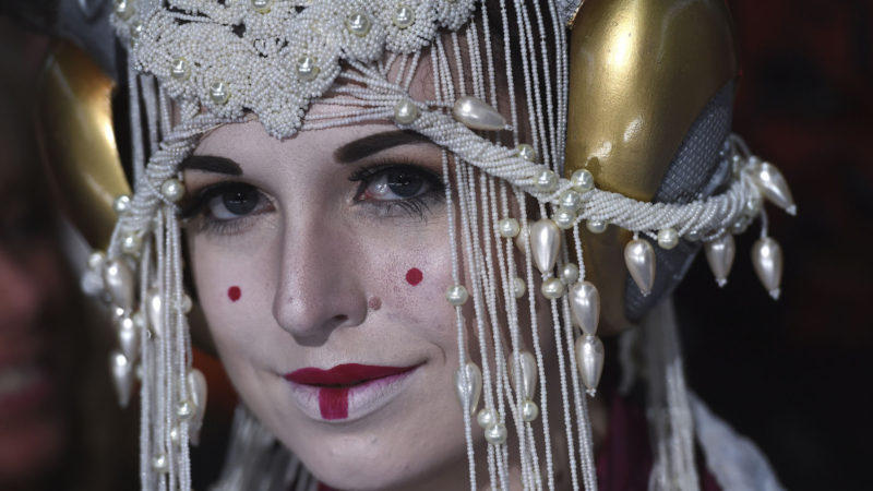 Kelly Coffman, of York, Pa., dress as Queen Amidala, attends the world premiere of "Star Wars: The Rise of Skywalker" on Monday, Dec. 16, 2019, in Los Angeles. Photo/RSS