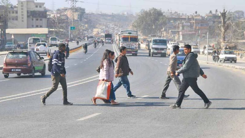 हप्तैपिच्छे दुर्घटना, असुरक्षित पैदलयात्री