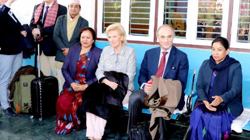 राजकुमारी एस्ट्रिडलाई भरतपुरमा स्वागत