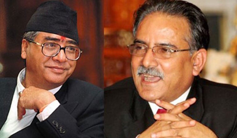 अध्यक्ष दाहाल र सभापति देउवाबीच छलफल