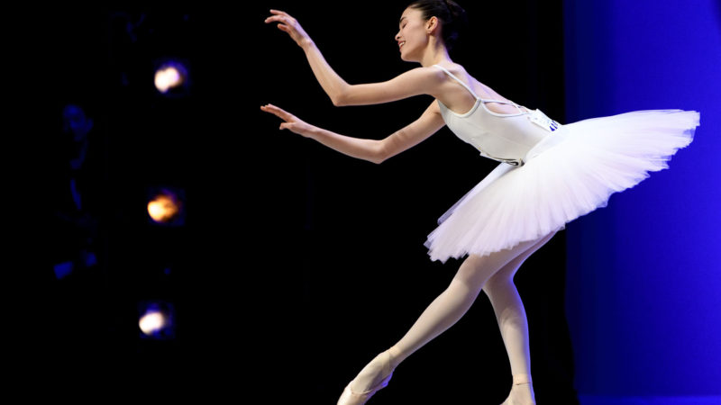 Japan's Ariel Daley performs on stage during the first day of the 48th Prix de Lausanne at the 2m2c Montreux Music & Convention Centre, in Montreux, Switzerland, Monday, Feb. 3, 2020. Photo/RSS
