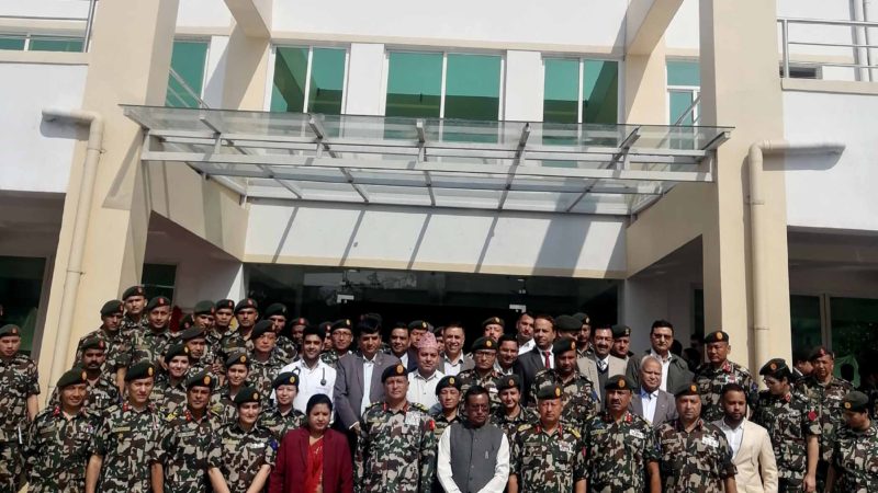 इटहरीमा ५० श्ययाको सैनिक अस्पताल सञ्चालनमा