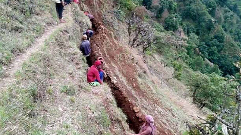 ३० वर्षपछि  खानेपानी योजना निर्माण हुँदै