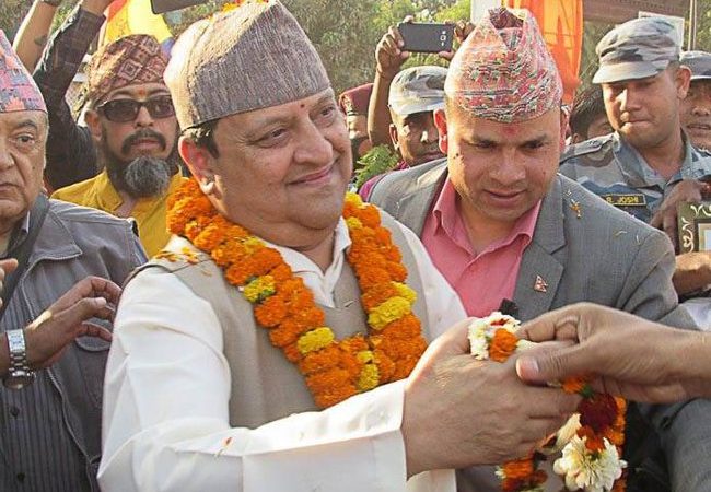 पूर्वराजाद्वारा कोरोना नियन्त्रण कोषमा दुई करोड जम्मा
