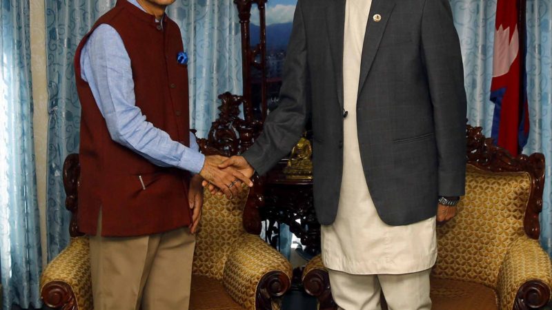 सभामुखसँग भारतीय राजदूूतको भेट