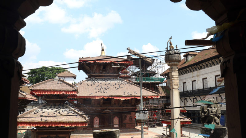 हनुमानढोका दरबार परिसरका ऐतिहासिक मठ मन्दिर । तस्वीर÷रासस