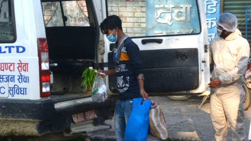 कोरोना भाइरसको उपचारपछि निको भएका युवक फेरि आइसोलेसनमा