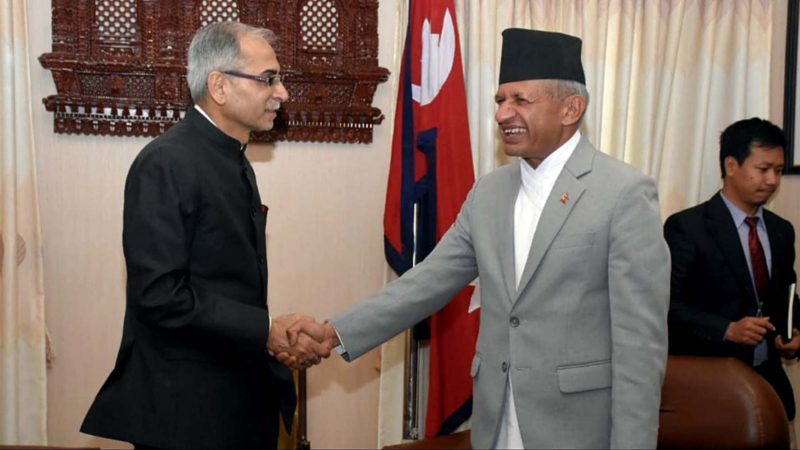 परराष्ट्रमन्त्रीले भारतीय राजदूतलाई बोलाएर गरे सोधपुछ