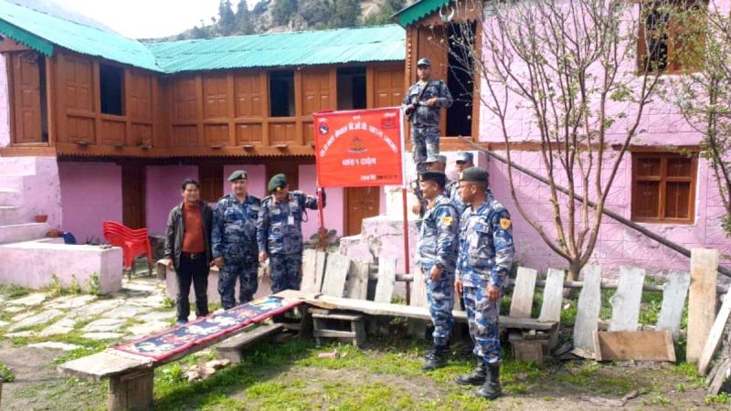 सशस्त्र प्रहरीको बीओपी कालापानी क्षेत्रनजिक स्थापना