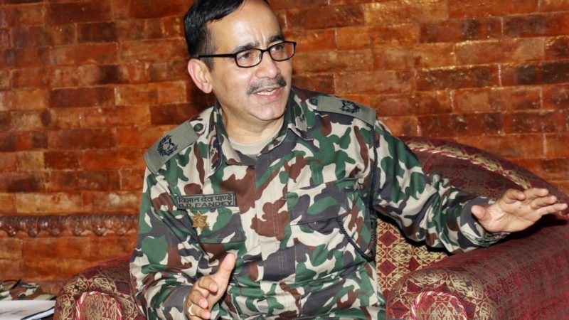 भ्रष्टाचारमा मुछिएका उच्च तहका अधिकृतमाथि अनुसन्धान हुँदैछ : सेना