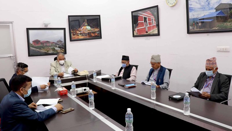 पुनर्निर्माणका काम गर्दा कोरोना भाइरस संक्रमण जोखिम न्यूनीकरणका लागि पालना गर्नुपर्ने मापदण्ड स्वीकृत