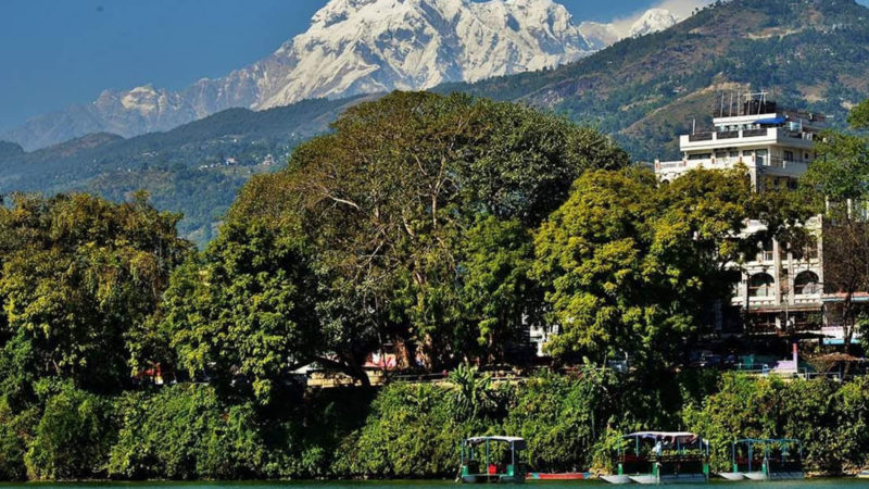 अन्नपूर्ण हिमालको दृश्य