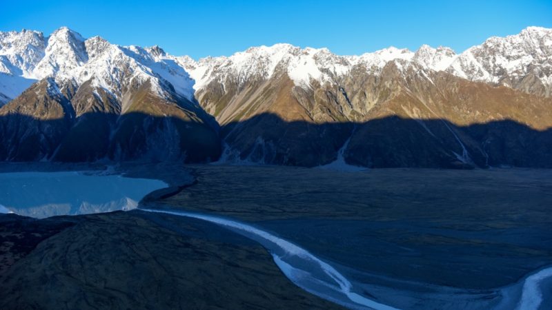 Photo taken on July 13, 2020 shows Tasman Lake near the Tasman Glacier, at Aoraki/Mount Cook National Park in the South Island of New Zealand. Photo/RSS