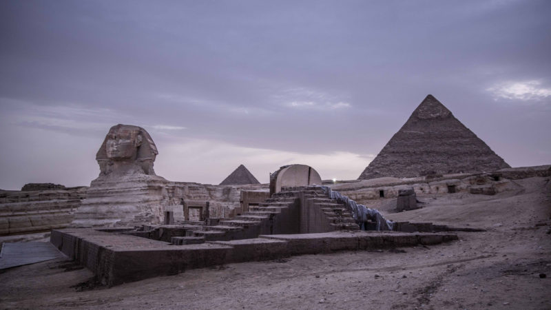 Photo, shows the empty Giza Pyramids and Sphinx complex on lockdown due to the coronavirus outbreak in Egypt. In July, fearing further economic fallout, the government reopened much of society and welcomed hundreds of international tourists back to resorts, even as daily reported deaths exceeded 80. Restaurants and cafes are reopening with some continued restrictions, and masks have been mandated in public. (AP Photo/RSS)