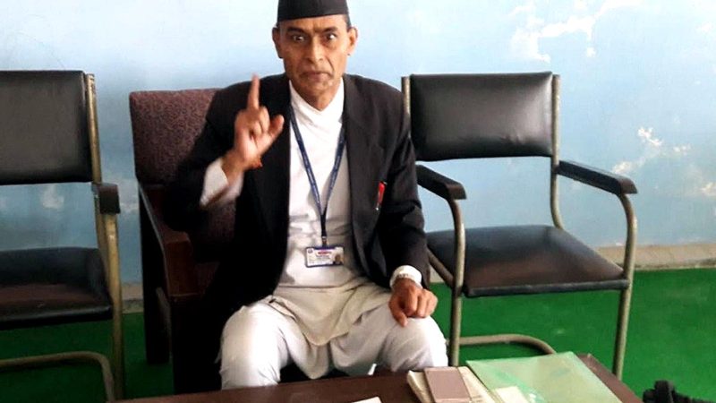 उपसचिव प्रेम सञ्जेल कार्यकक्षमै कुटिए