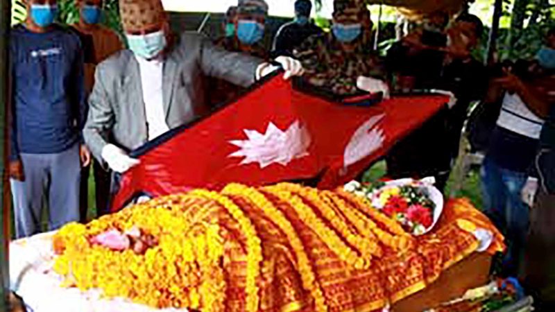 राष्ट्रकविप्रति उपप्रधानमन्त्रीद्वारा श्रद्धाञ्जलि