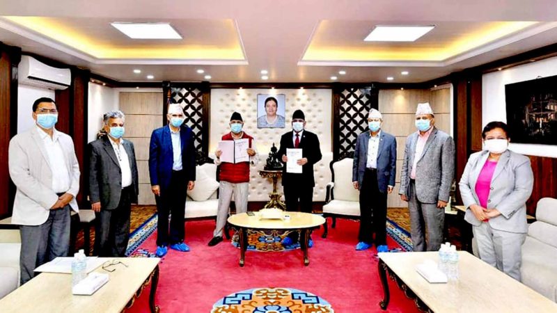 नेकपा कार्यदलले बुझायो प्रतिवेदन