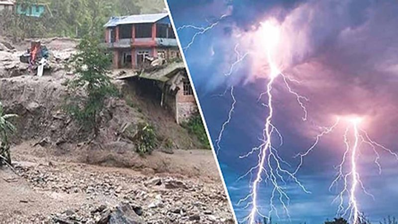 प्रदेश नं १ : बाढी, पहिरो र चट्याङबाट १६ को मृत्यु