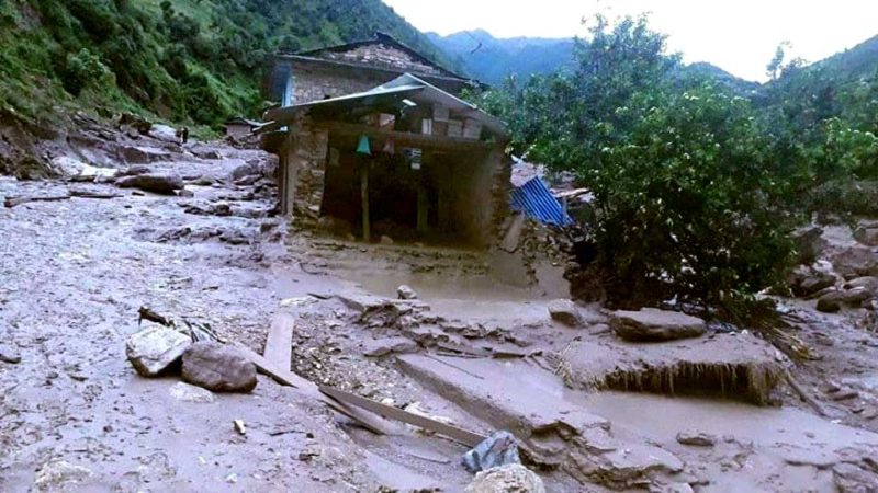 बागलुङ बाढी अपडेटः १० जनाको शव फेला, ४१ बेपत्ता