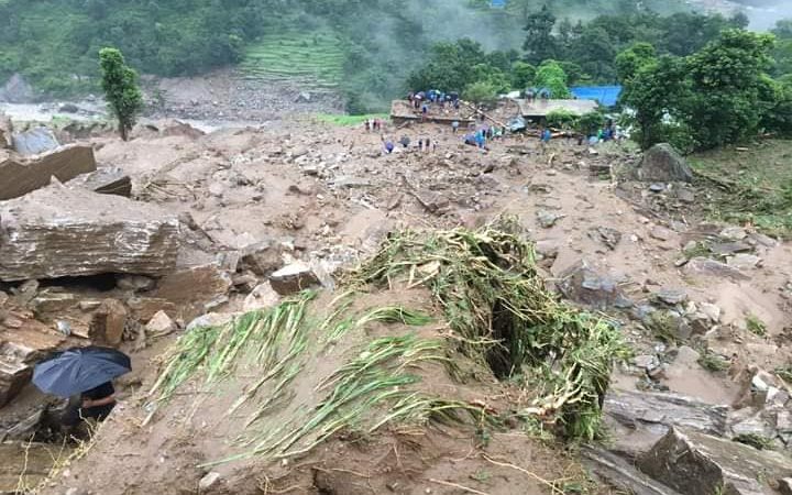 सिन्धुपाल्चोकमा मात्रै पहिरोबाट ७४ को मृत्यु, ४१ अझै बेपत्ता