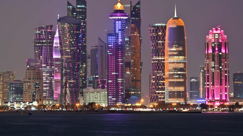 A view of the skyline of the Qatari capital Doha. - Gas-rich Qatar has flung open its property market to foreigners, with a scheme giving those purchasing homes or stores the right to call the Gulf nation home. (Photo / RSS)