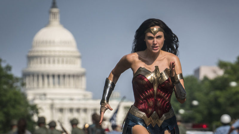 This image released by Warner Bros. Pictures shows Gal Gadot as Wonder Woman in a scene from "Wonder Woman 1984." The film isn't skipping theaters or moving to 2021, but it is altering course. The last big blockbuster holdout of 2020 is still opening in U.S. theaters on Christmas Day but it will also be made available to HBO Max subscribers free of charge for its first month, Warner Bros. said Wednesday, Nov. 18, 2020. 