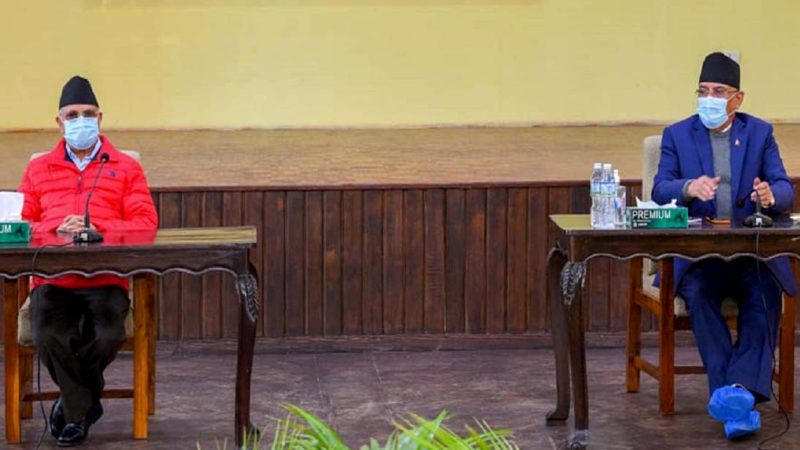 नेकपाको सचिवालय बैठक १० दिनपछि फेरि बस्ने  गरी सकियो