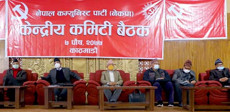 प्रचण्ड–नेपाल समूह बहुमत सदस्यको हस्ताक्षरसहित निर्वाचन आयोग पुग्यो
