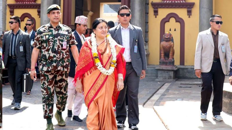 राष्ट्रपतिद्वारा पशुपतिनाथमा क्षमासहित विशेष पूजा