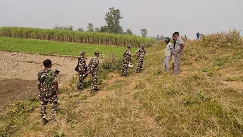 अतिक्रमणको प्रतिकारमा नेपाली
