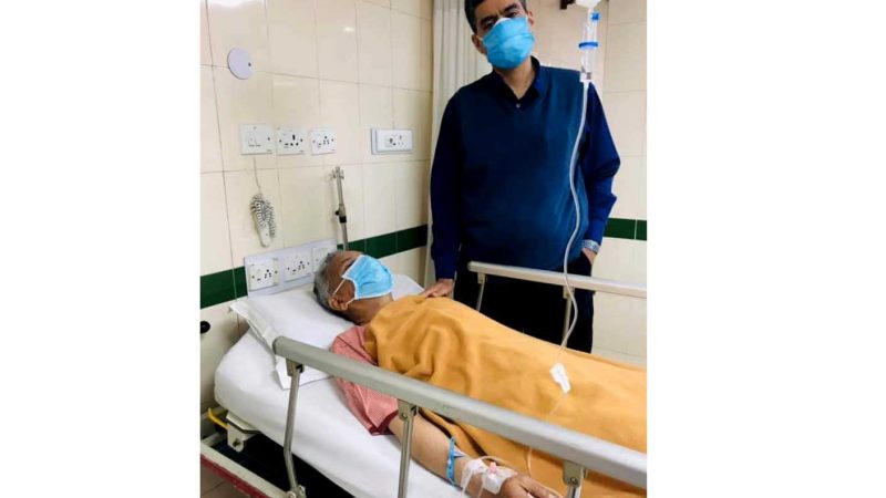 डा. बाबुराम भट्टराई दिल्लीस्थित आईएलबीएस अस्पताल भर्ना