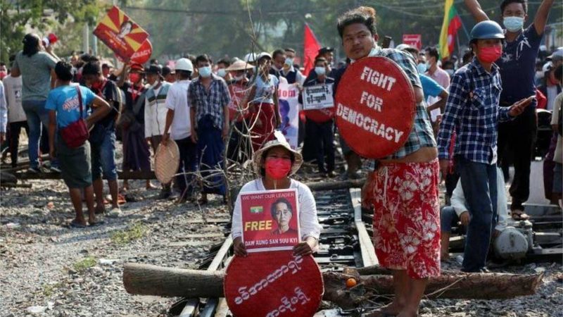 म्यानमारमा एकै दिन ३८ जना प्रदर्शनकारी मारिए