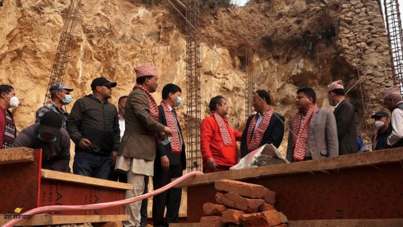 बालाजु बाइपासमा सूचना केन्द्रको शिलान्यास