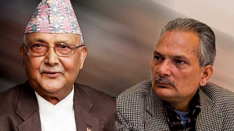 ओलीलाई भट्टराईको चेतावनी, सत्ता नछाडे ‘भीरबाट लड्ने गाई’को अवस्था आउने