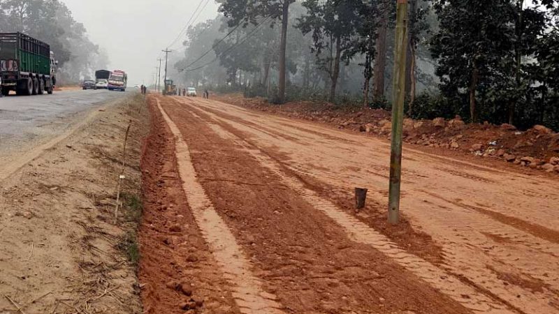 नारायणगढ–बुटवल सडक विस्तारका काम पुन: ठप्प