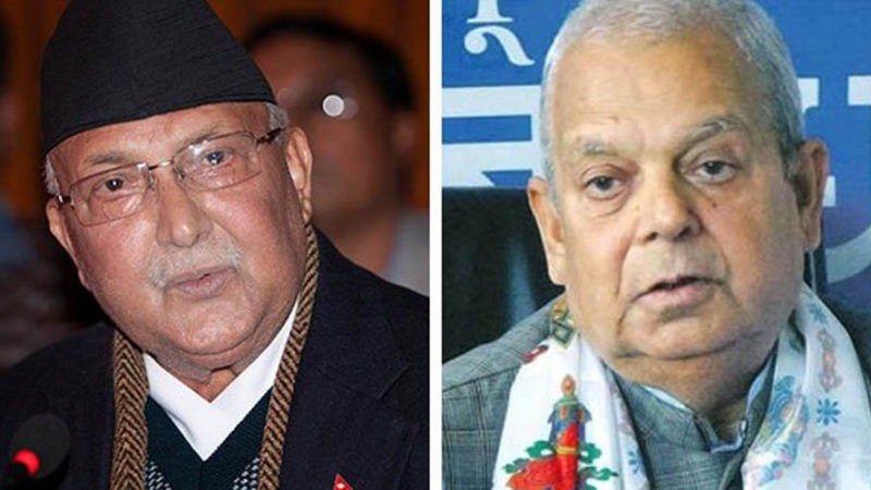 प्रधानमन्त्री ओलीलाई ठाकुर र महतोले भने विश्वासको मत दिन सक्दैनौं, तटस्थ बस्छौं