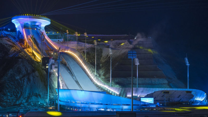 National Ski Jumping Center in Chongli District of Zhangjiakou City, north China's Hebei Province. Photo/RSS