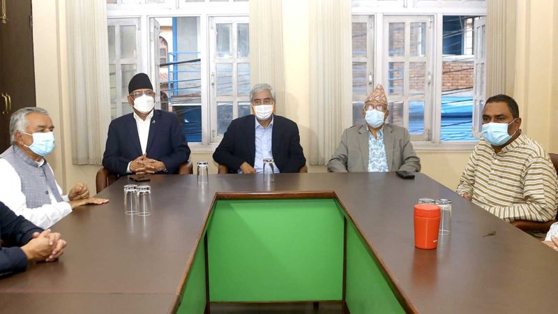एमाले वरिष्ठ नेता नेपाल विपक्षी गठबन्धनबाट अलग हुने