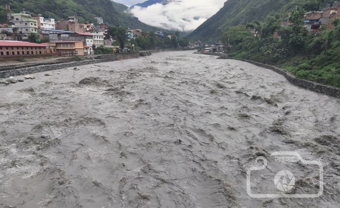 बागलुङका ६६ घर उच्च जोखिममा
